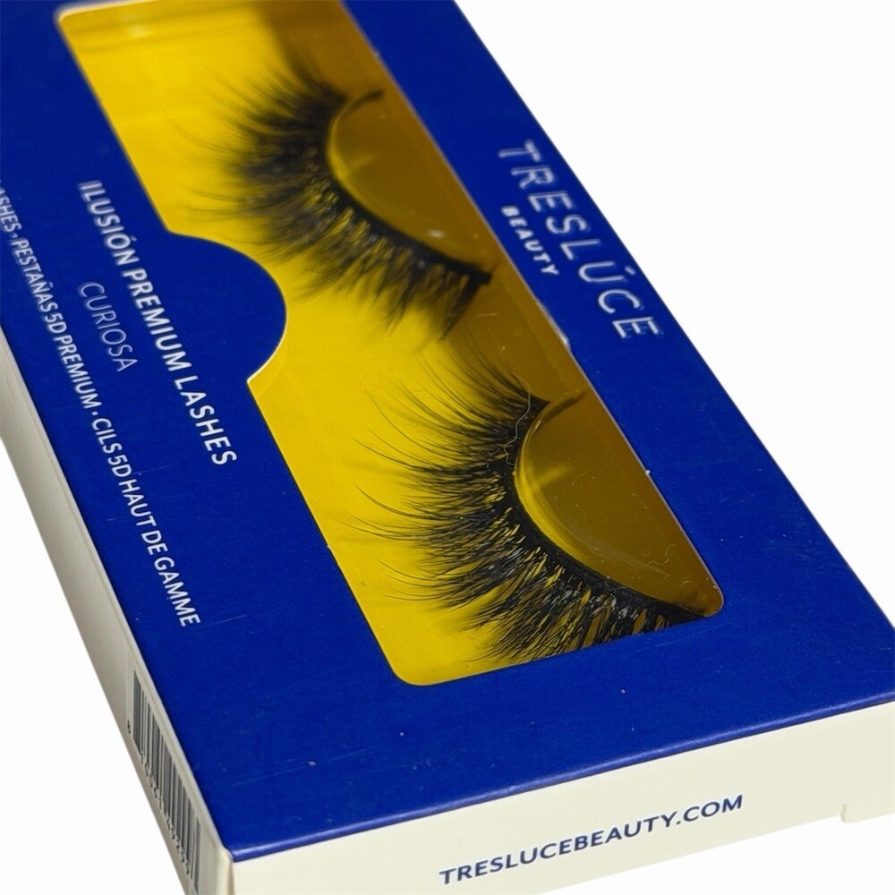 Treslúce Beauty Ilusión Premium 5D Strip False Eyelashes Black Curiosa 1
